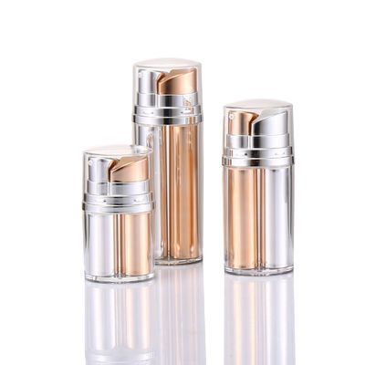 satın al Plastik Havasız Şişe Çift Tüp Havasız Pompa Şişeleri Deri Bakımı Vakum Şişeleri 10ml 20ml 30ml online manufacture