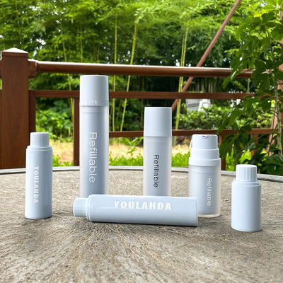 satın al Çevre dostu PET 15ml 30ml 50ml Yeniden doldurulabilir hava içi şişe Evcil hayvan pompası şişe Geri dönüştürülebilir hava içi pompa şişeleri Kozmetik online manufacture