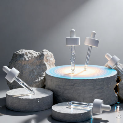 satın al Logo Baskılı Özelleştirme ile Esansiyel Yağlar için Şeffaf Buzlu Siyah Cam Damlalıklı Şişe online manufacture