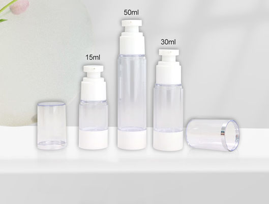 Havasız Şişe Cilt Bakımı Havasız Pompa Şişeleri 15ml 30ml 50ml Güzellik Ürünleri İçin Sürdürülebilir Ambalaj
