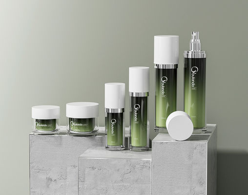 30ml 50ml 120ml Akrilik Yüz Kremi Kavanoz ve Losyon Şişe Set Kozmetik Paket Şişe