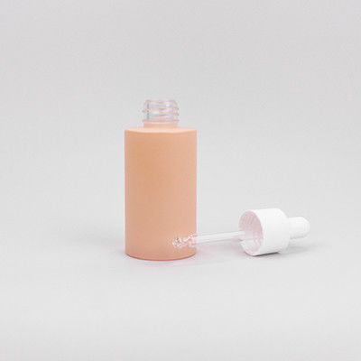 Yüz serumları için beyaz kauçuk başlı buzlanmış 60 ml PETG damlatma şişesi