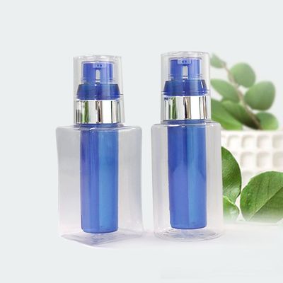30ml 90ml Losyon Pompası Şişe PETG Çift Odalı Plastik Losyon Şişe