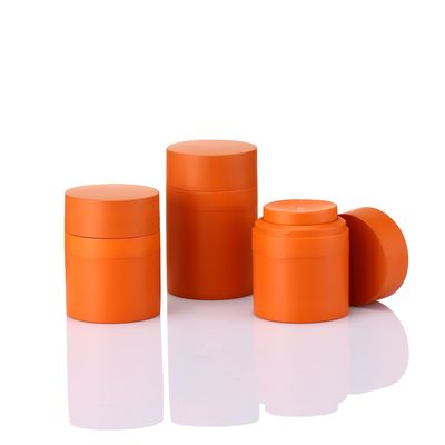 30 50 100g Yuvarlak Eko Dostu Dondurulmuş Plastik Kozmetik Kavanozlar PP Kozmetik Kavanoz Paketleme 100g